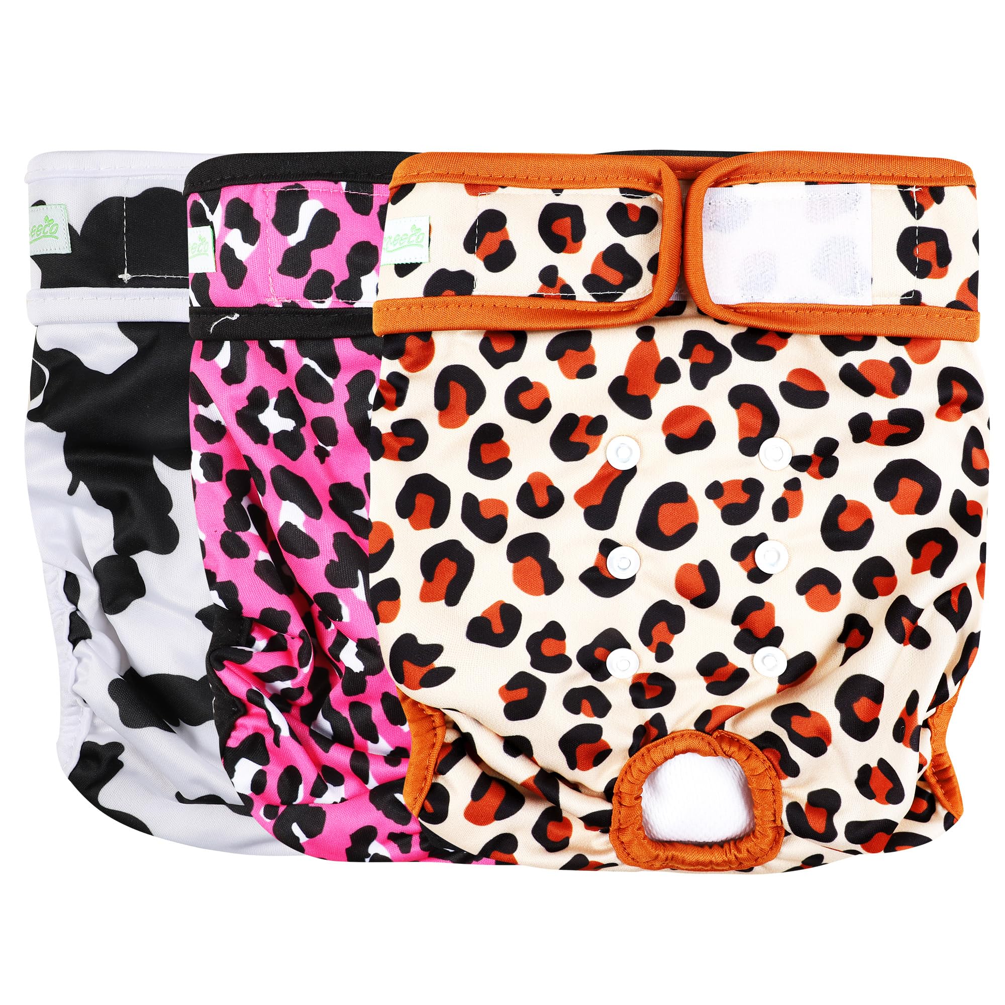 Pañales Wegreeco para perro con ajuste de velcro, cómodo para paseos.