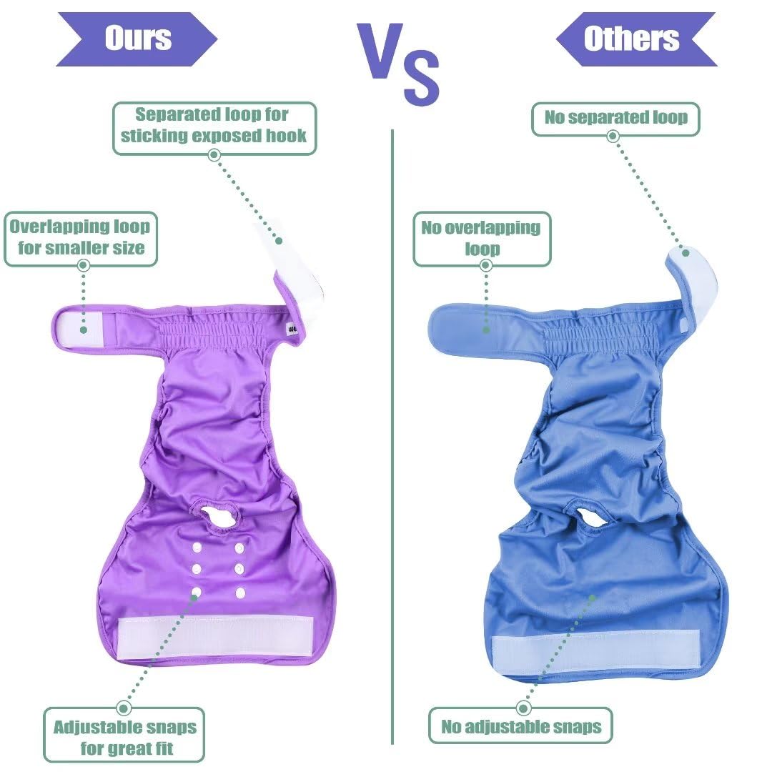 Pañales Wegreeco XL color aqua, cierre seguro de velcro para fácil colocación.