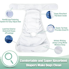 Pañales Wegreeco absorbentes con forro interior suave para mayor comodidad