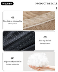 Funda desmontable y lavable de Welfibr para cama de perro, limpieza sencilla.