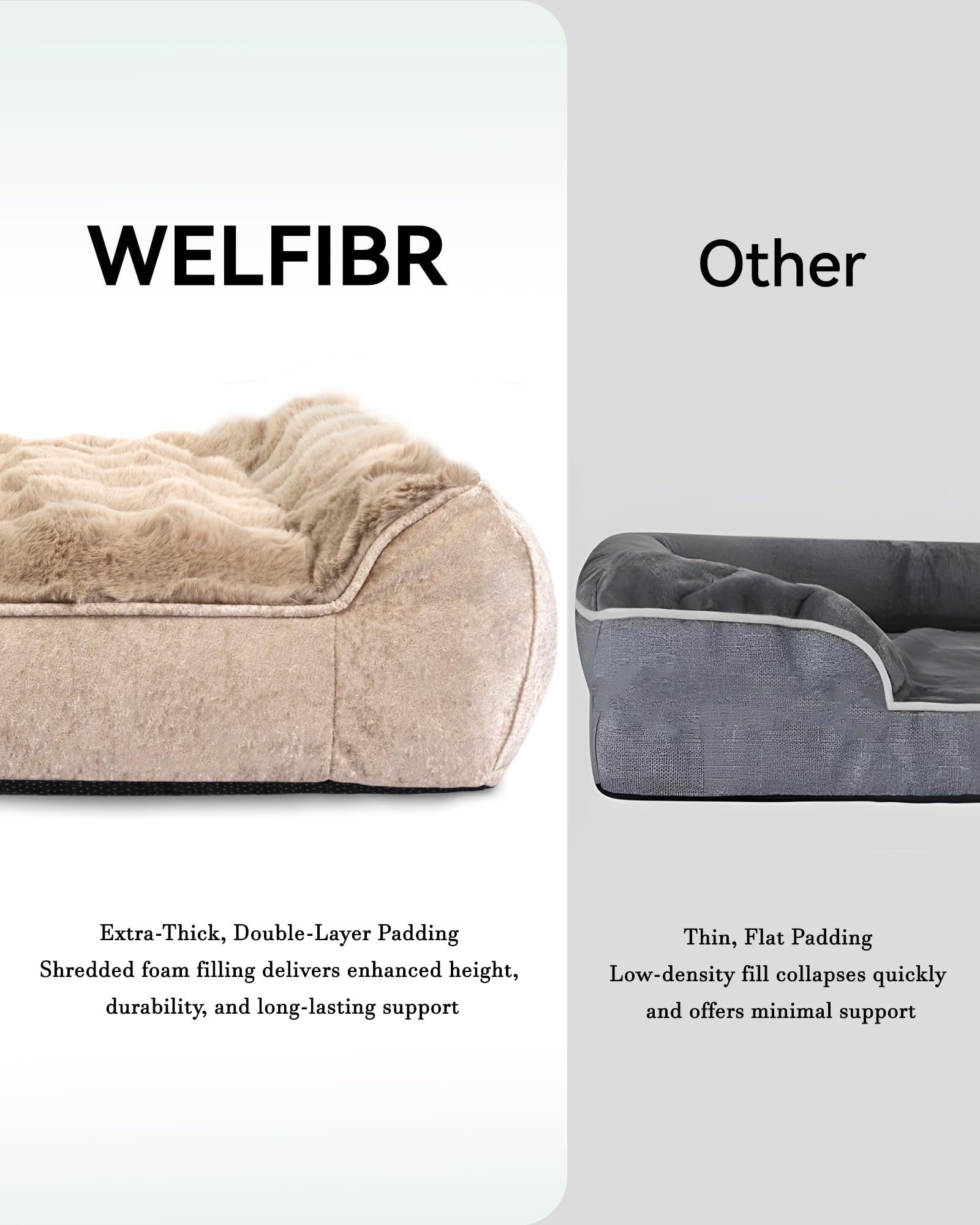 Múltiples tallas de Welfibr para adaptarse a diferentes razas.
