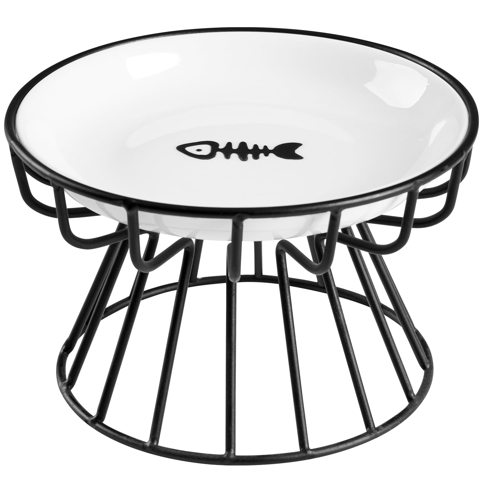 Wellbro bol-chat-eleve-pied-metal, posture confortable pendant les repas