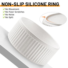 Diseño moderno y ergonómico facilita comer sin forzar el cuello