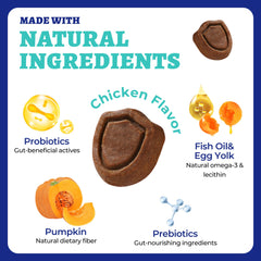 Masticables sabor pollo Wellix 260 Bites para digestión suave