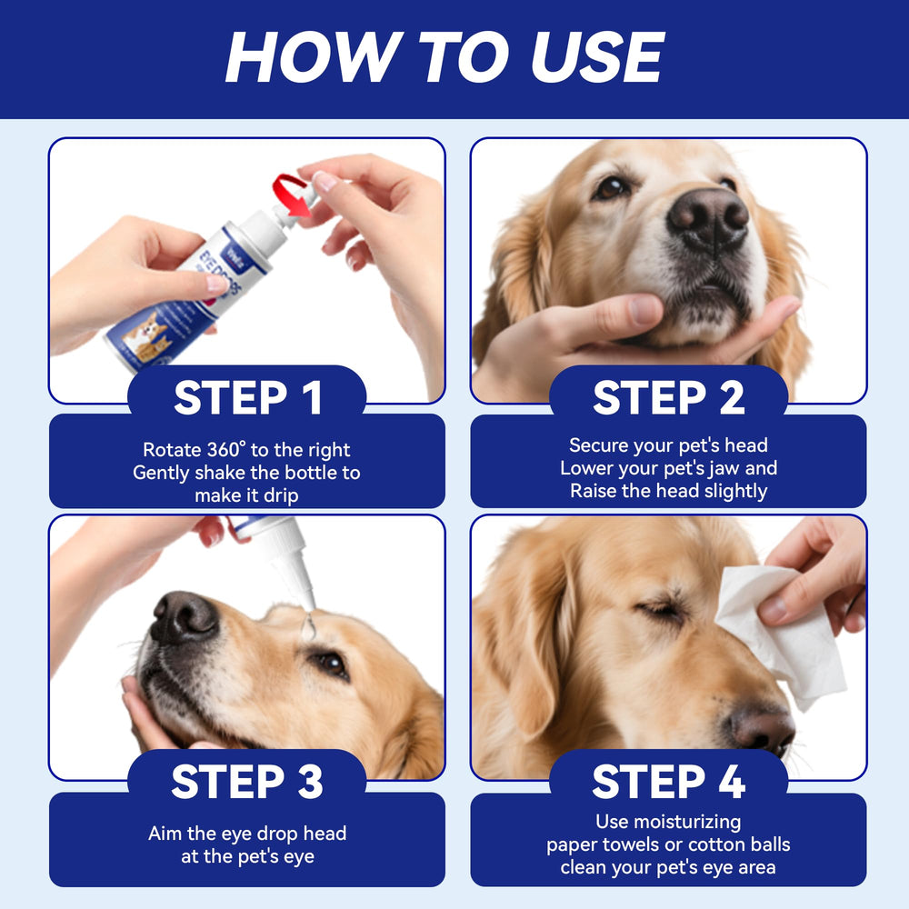 Sin alcohol, fórmula suave para ojos sensibles de mascotas con Wellix.