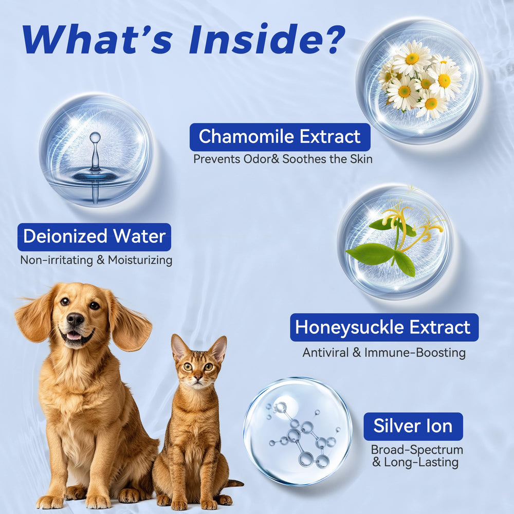 Wellix: toallitas orejas mascotas infusion manzanilla para confort suave.