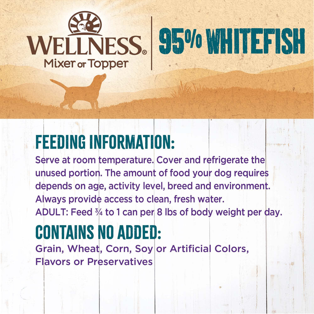 Wellness 95% Pescado Blanco pate preparado en Canadá para calidad consciente