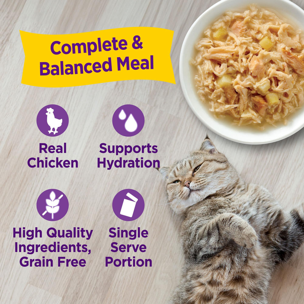 Wellness Appetizing Entrées ingredientes-reales: pollo y salmón como proteína principal.
