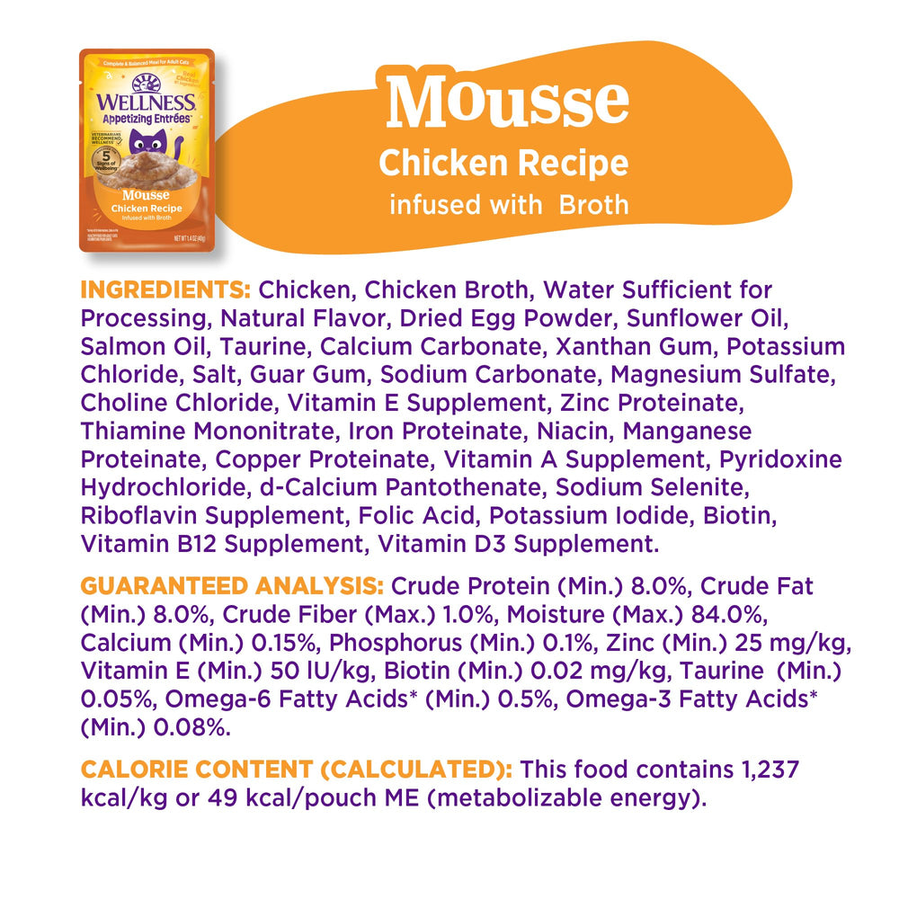 Wellness Appetizing Entrées Mousse Pollo: varias formas de presentación para gustos diferentes.