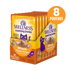 Wellness Appetizing Entrées Mousse Pollo: textura cremosa para una experiencia de comida atractiva.