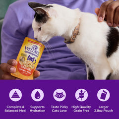 Wellness Appetizing Entrées Mousse proteína alta para nutrición felina equilibrada
