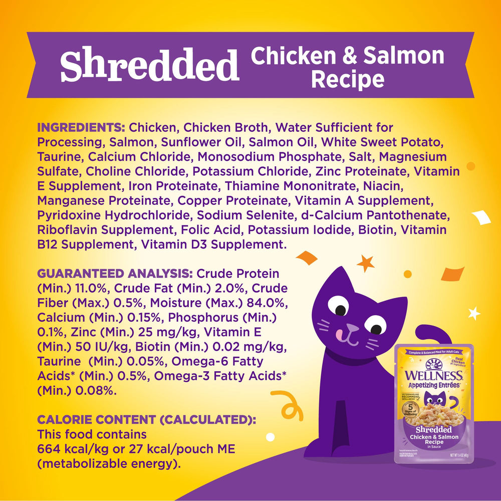 Wellness Appetizing Entrées racion-para-gatos: porciones individuales para control de dieta.