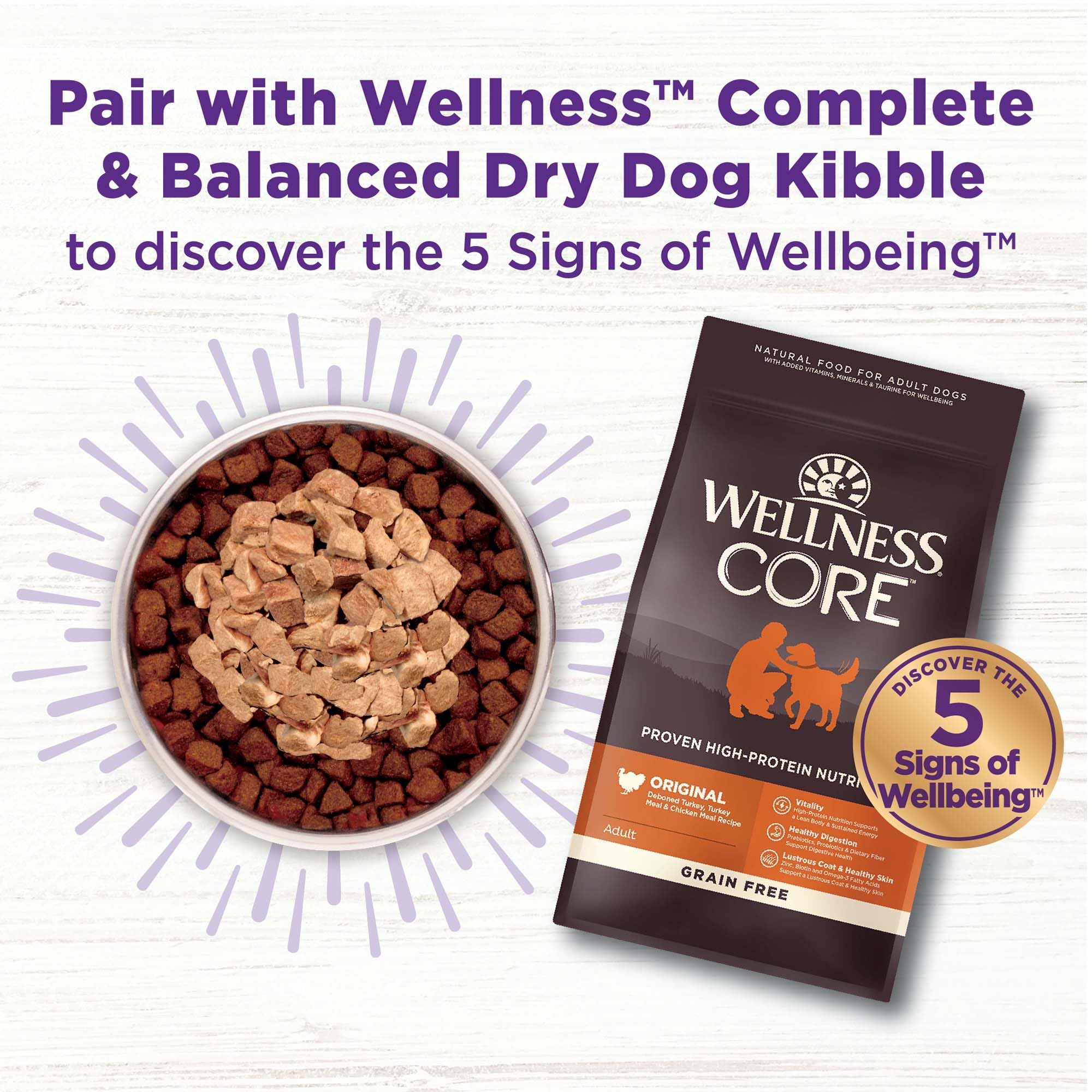 Wellness Bowl Boosters Bare fabricado en USA, ingredientes naturales.