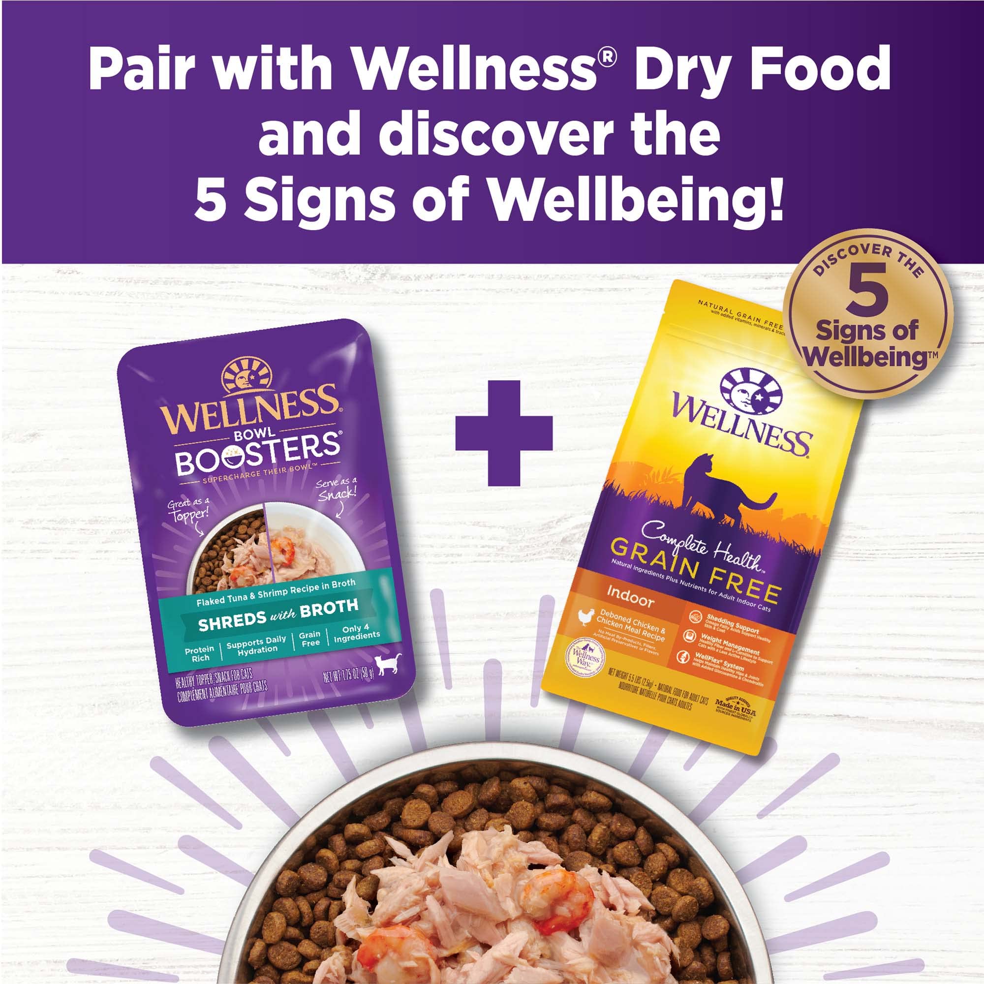 Wellness Bowl Boosters complemento-snack-para-comidas, ideal como complemento diario.