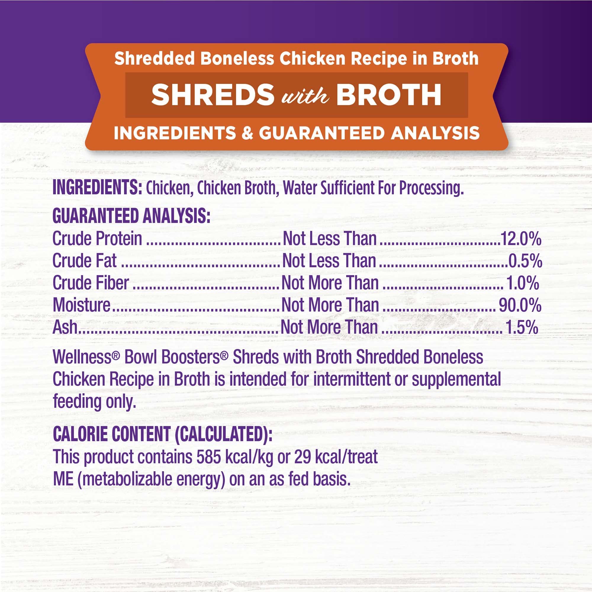 Wellness Bowl Boosters porciones para gatos para mezclar.