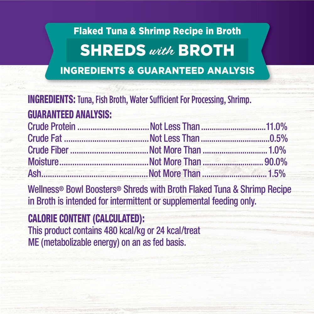 Wellness Bowl Boosters sin-conservantes, sin colorantes ni sabores artificiales.