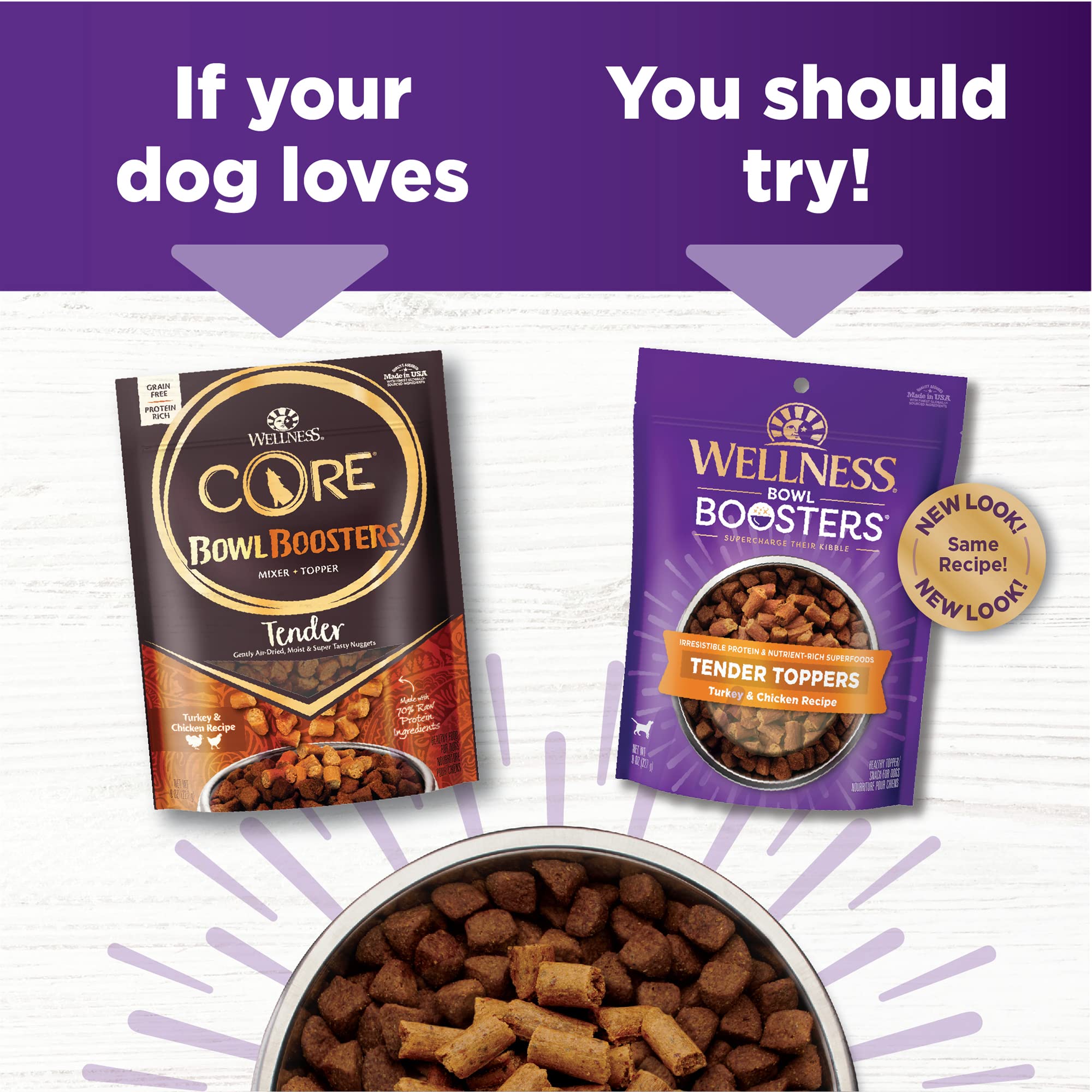 Wellness Bowl Boosters Tender Toppers: ingredientes naturales para una comida más saludable