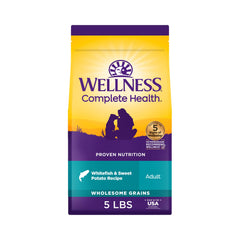 Wellness Complete Health: croquetas de pescado blanco y patata dulce para energía diaria y sabor suave