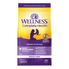 Wellness Complete Health alimento-seco-gatos-indoor, apoyo a energía diaria para felinos de interior
