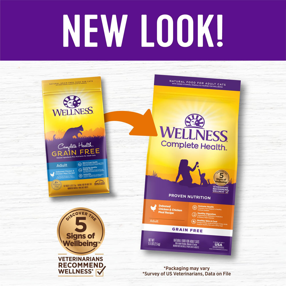 Wellness Complete Health fórmula natural sin subproductos, para una digestión suave