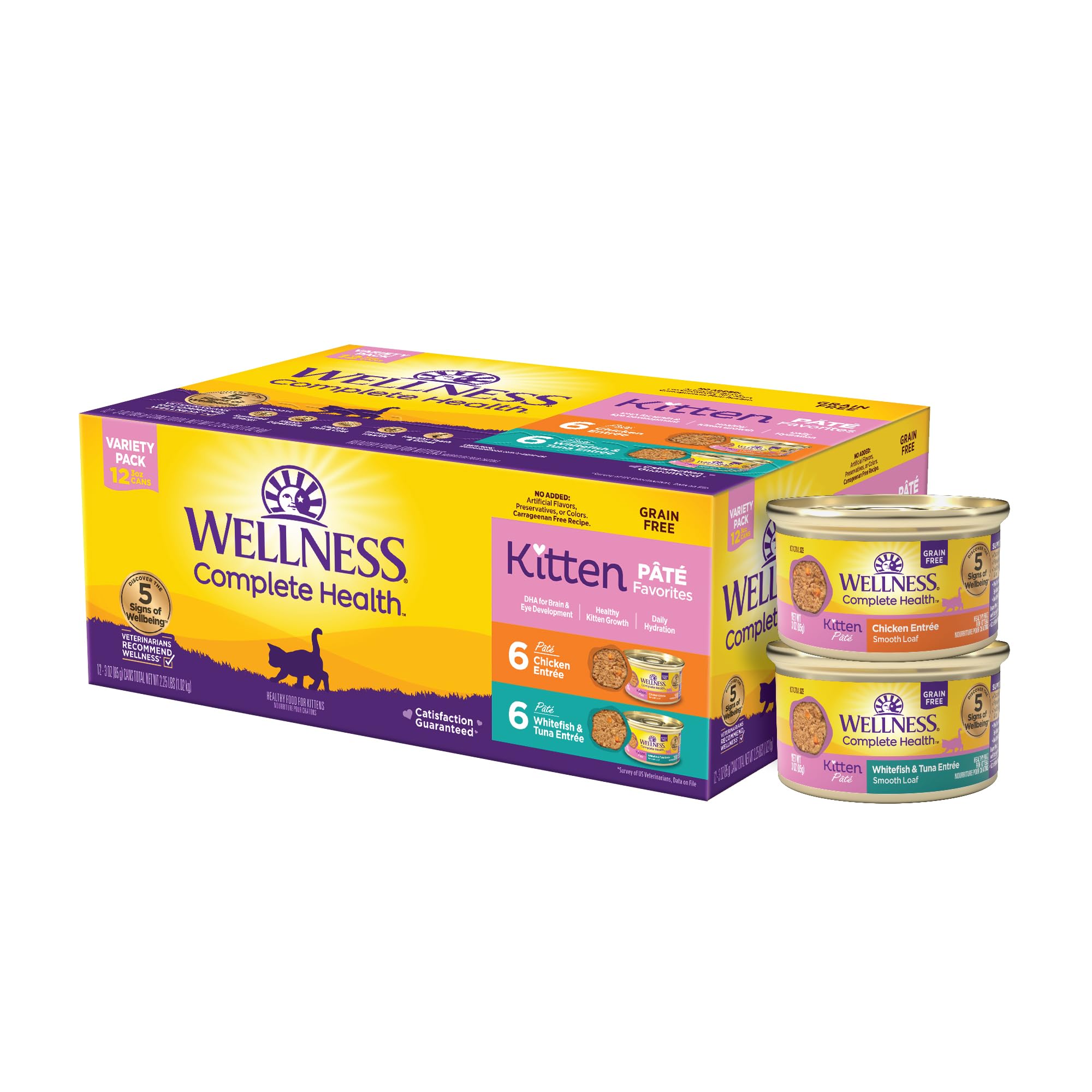 Wellness Complete Health Pate Kitten pollo: fuente de proteína para gatitos