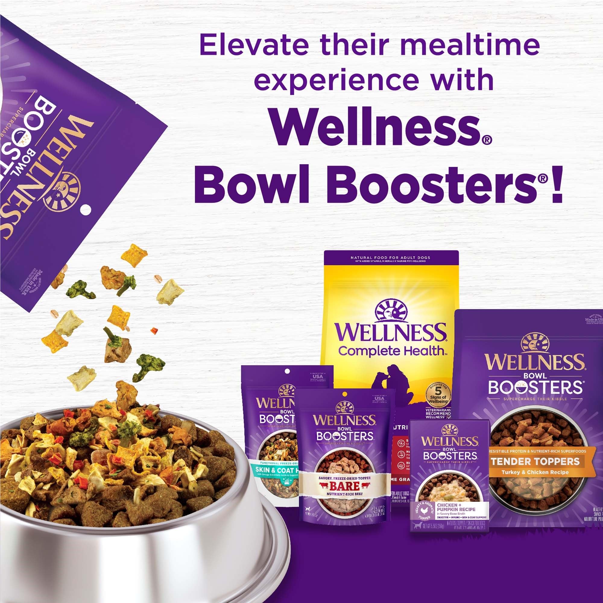 Wellness Complete Health ideal para la dieta diaria de tu perro.