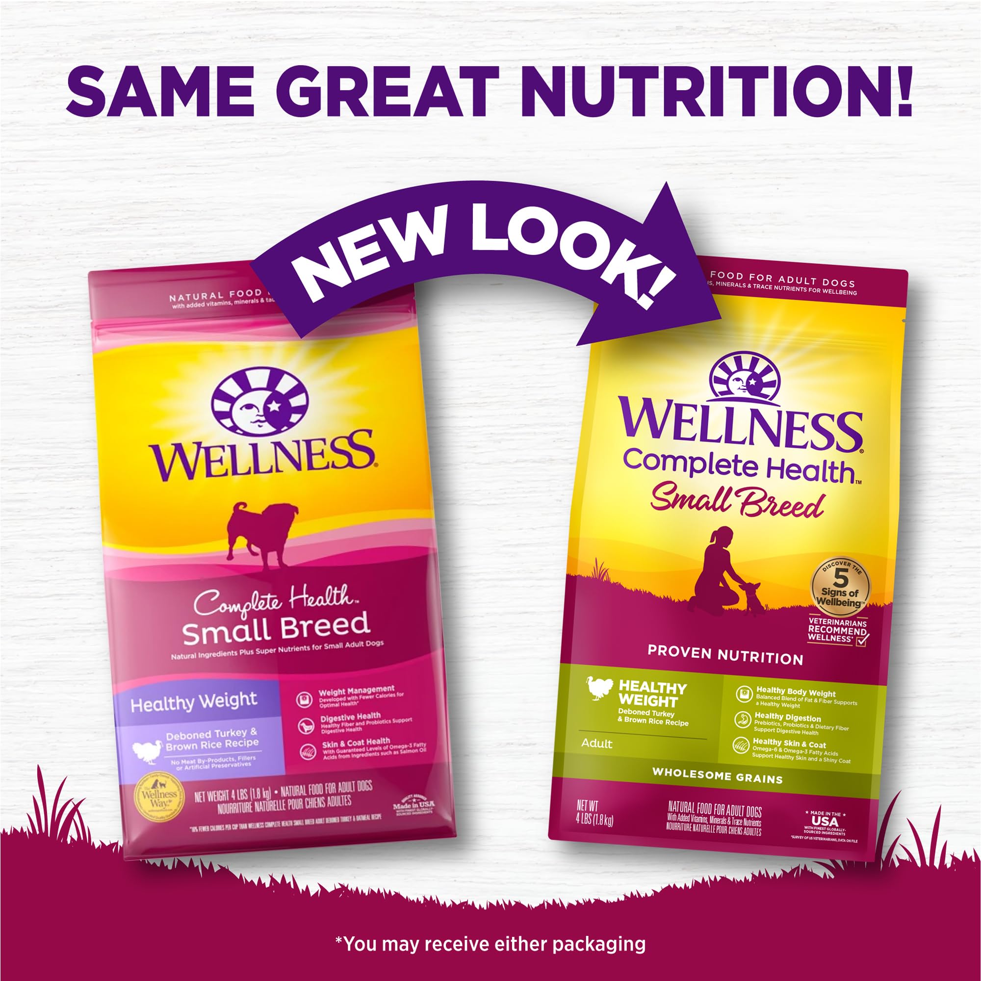 Wellness Complete Health: proteína alta con pavo y arroz para energía sostenida.