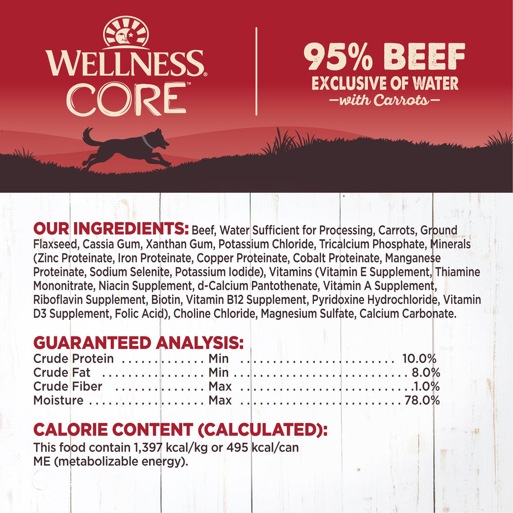 Wellness CORE 95% Natural, elaborado en EE. UU. con ingredientes de calidad