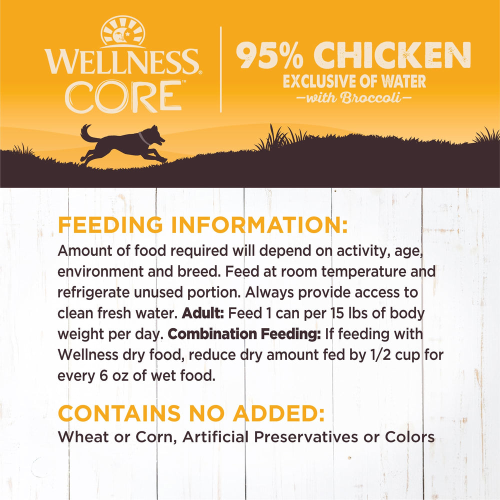 Wellness CORE 95, textura cremosa de paté para facilitar la alimentación.