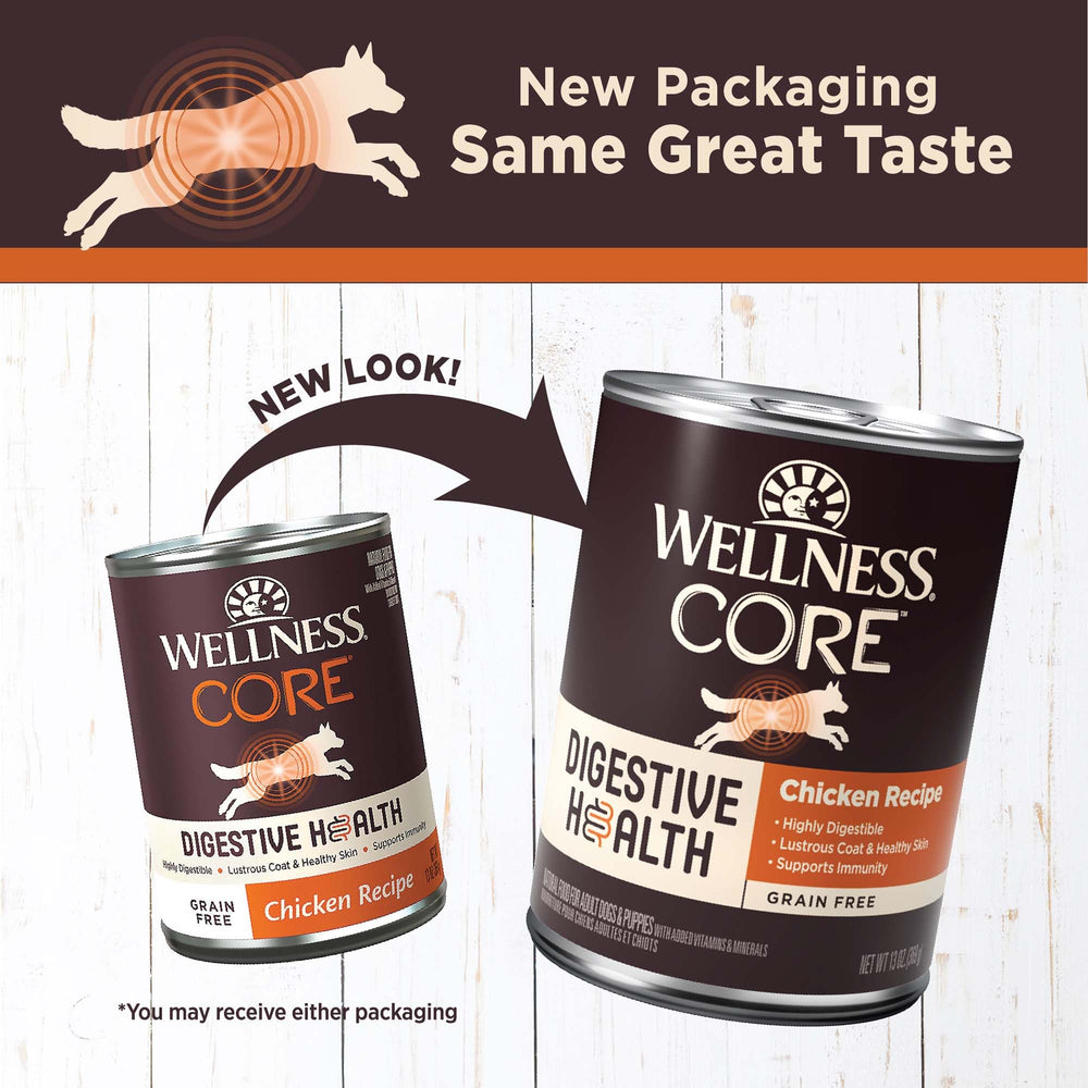 Wellness CORE Digestive Health Pate de pollo, facilita la digestión diaria.