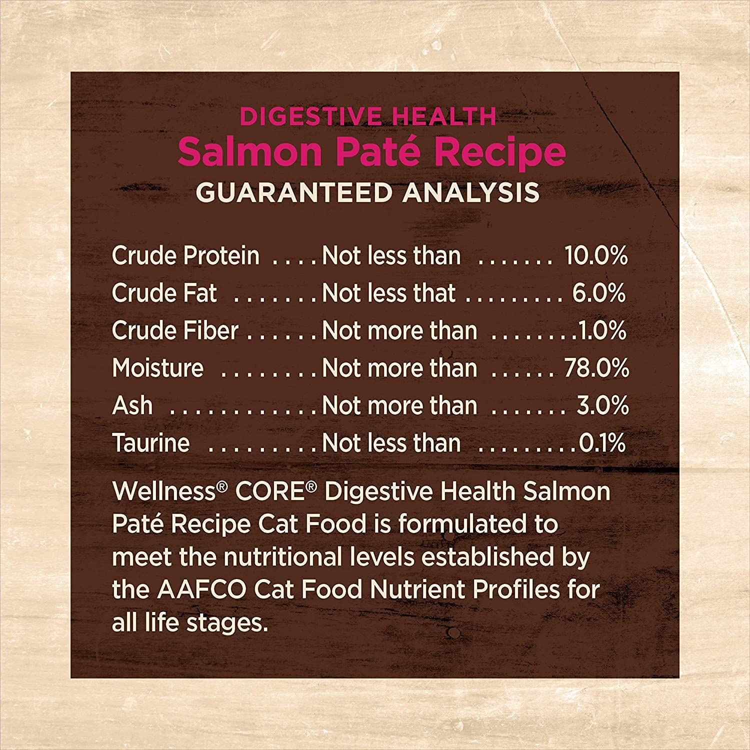 Wellness Core Digestive Pate: fórmula premium con omega-3-6 para piel y pelaje.