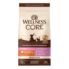 Wellness CORE gato juvenil: bolsa de 5 lb de alimento seco para gatitos en crecimiento