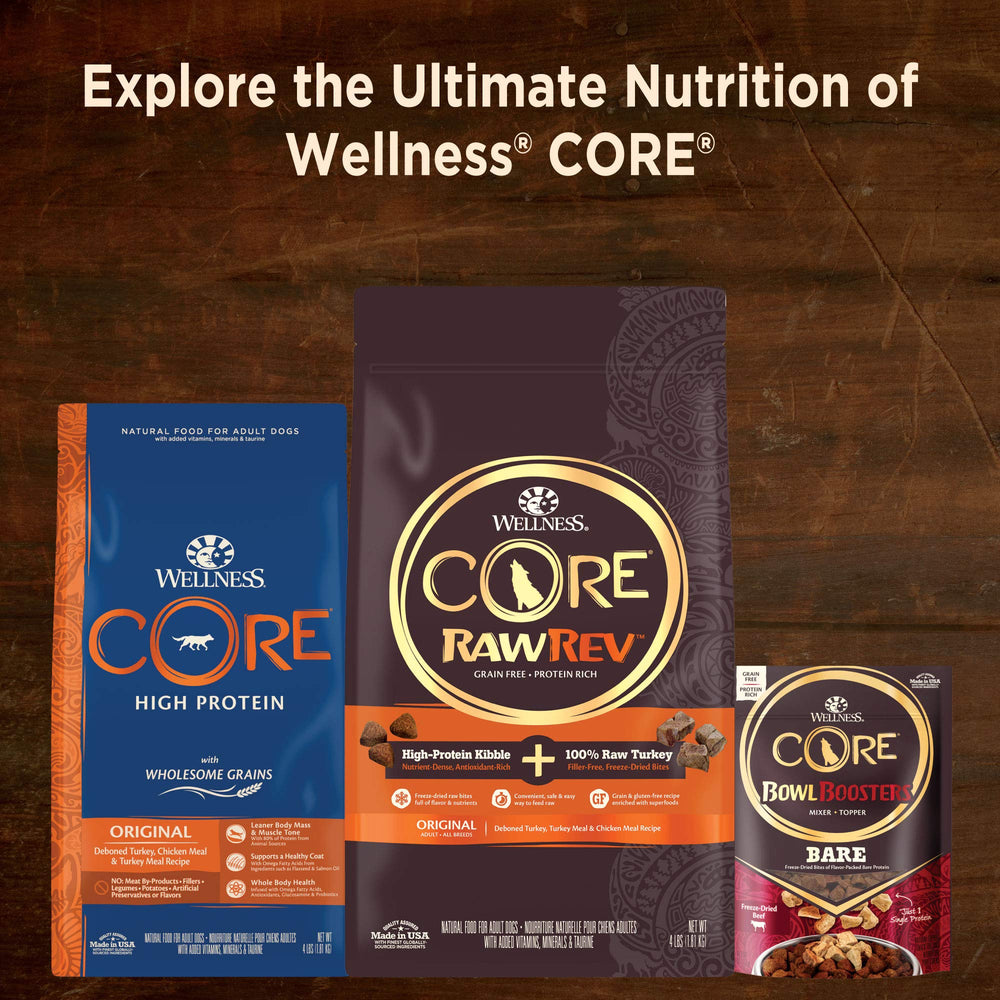 Paquete de 12 latas Wellness CORE Hearty Cuts para perros