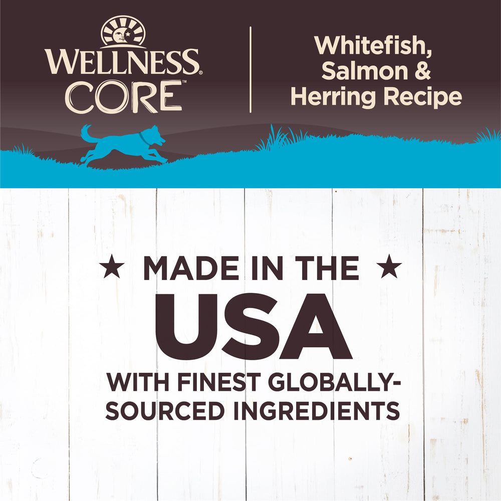 Wellness CORE: ingredientes naturales con verduras y botánicos para nutrición equilibrada.
