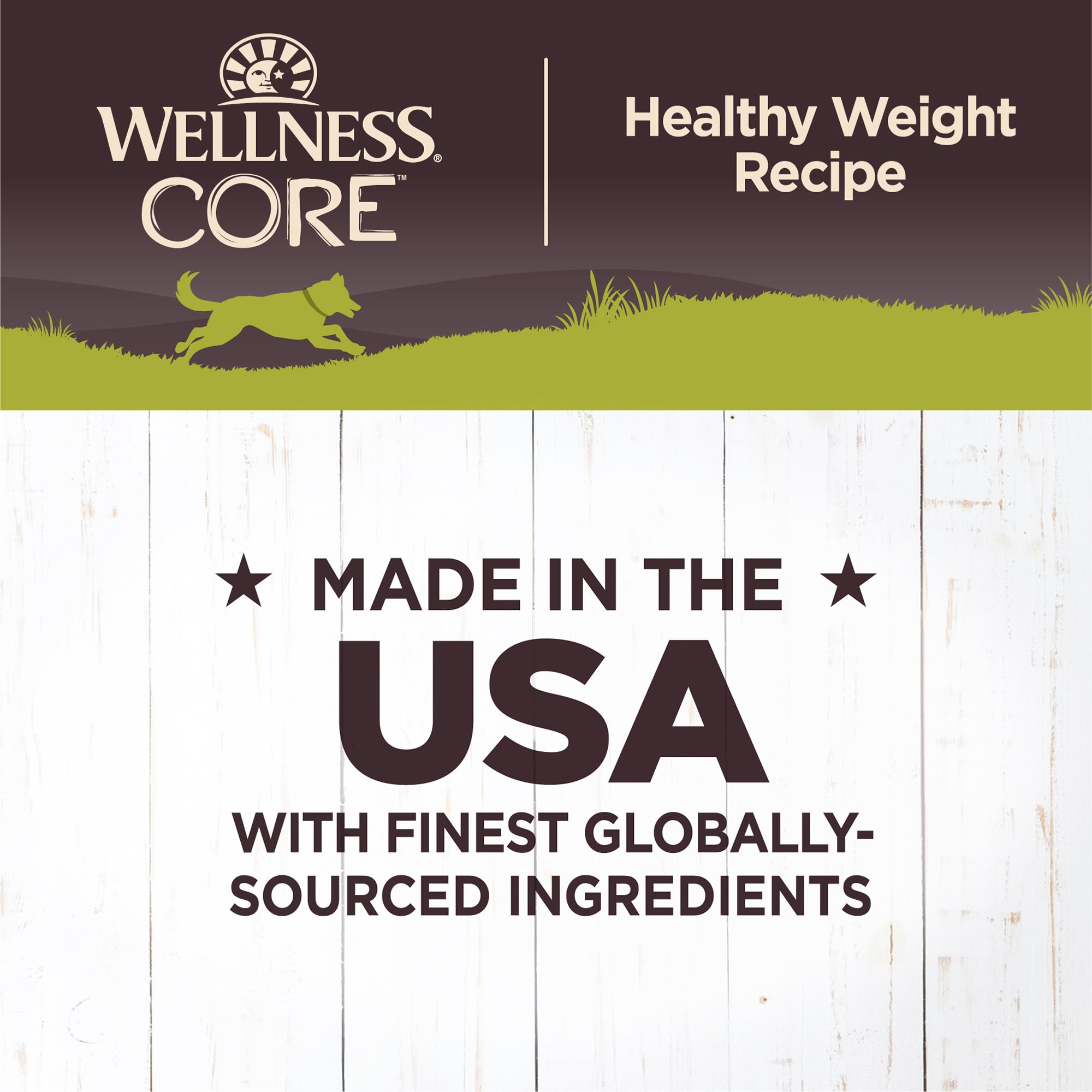 Wellness CORE lata-sin-maiz-trigo-soja ayuda a evitar ciertos alérgenos.