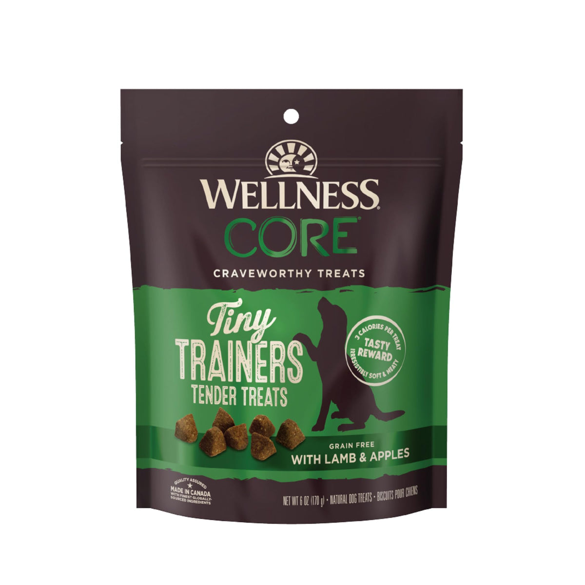 Wellness CORE Mini Recompensas para adiestramiento con cordero y manzana, bolsa de 170 g