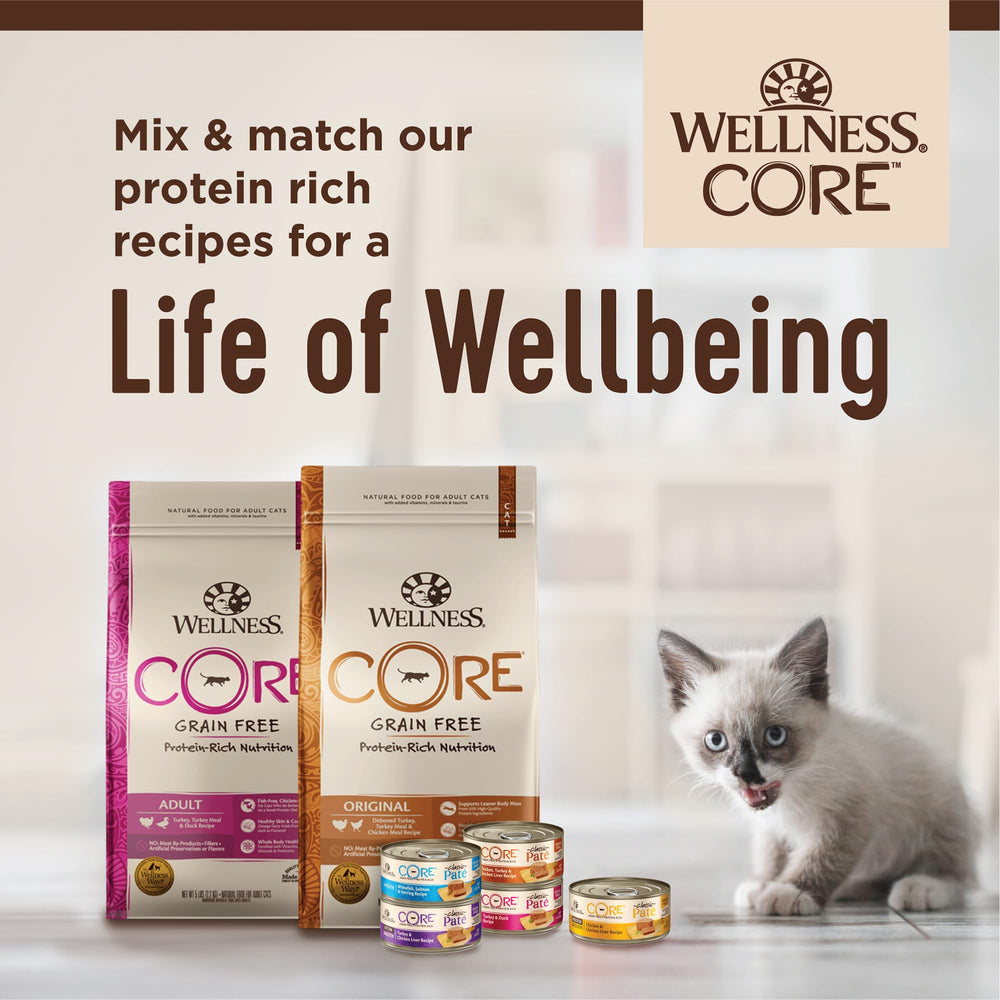 Wellness CORE Pate Gatito Ingesta Completa, apoyo a crecimiento saludable