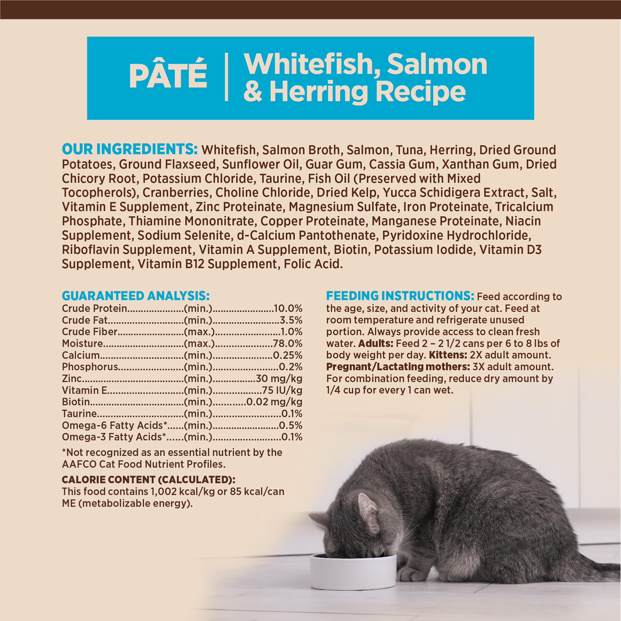 Wellness CORE Pate para gatos: servir a temperatura ambiente para mejor sabor.