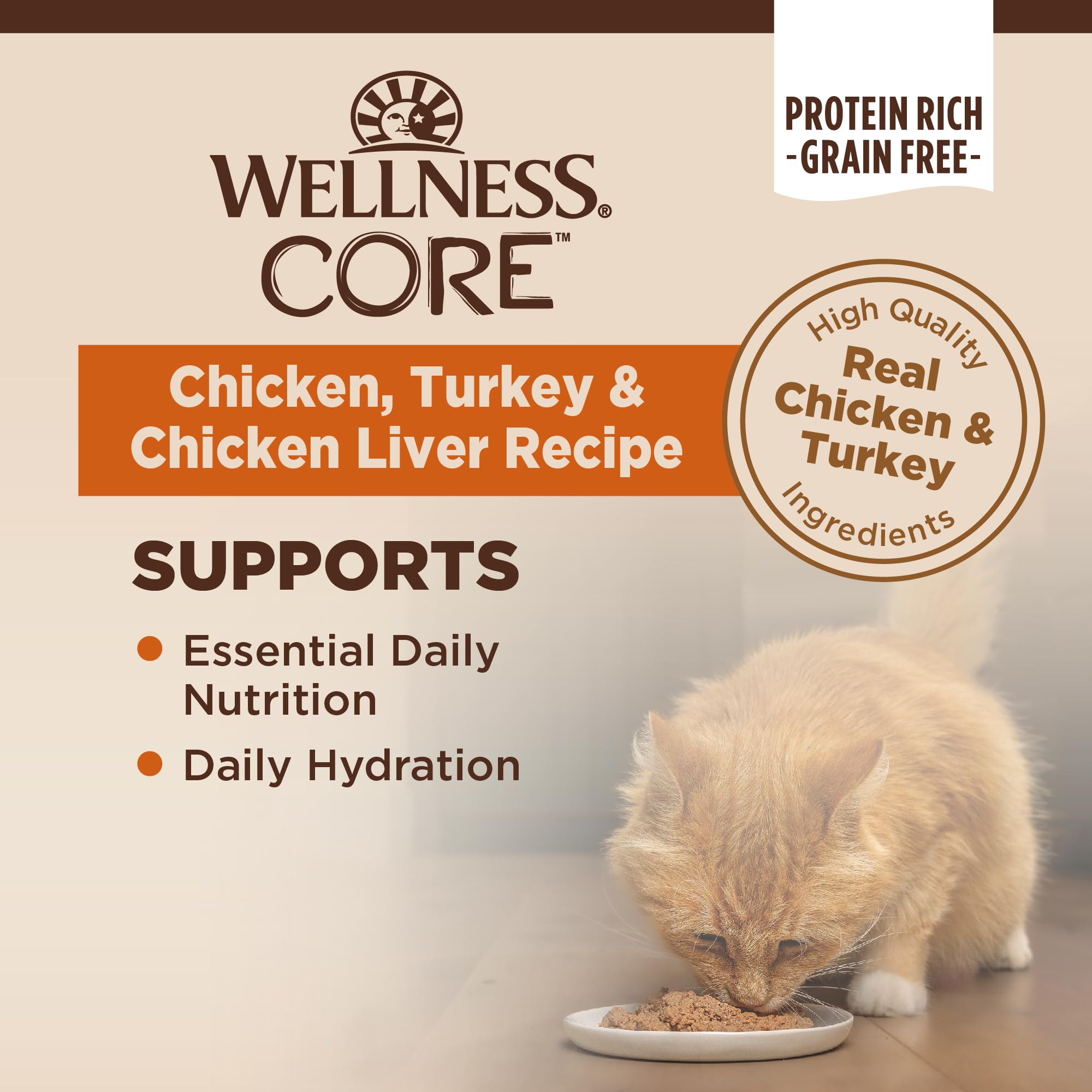 Wellness CORE Pate, textura suave que gusta a muchos gatos.