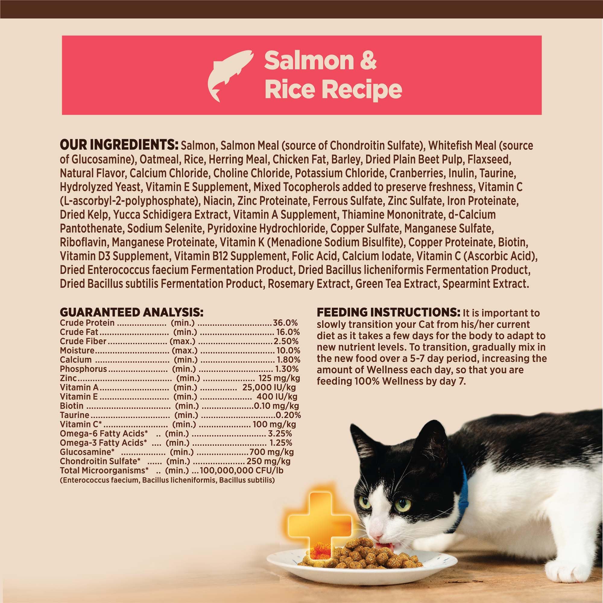 Wellness CORE+ apto para todas las etapas de vida del gato.