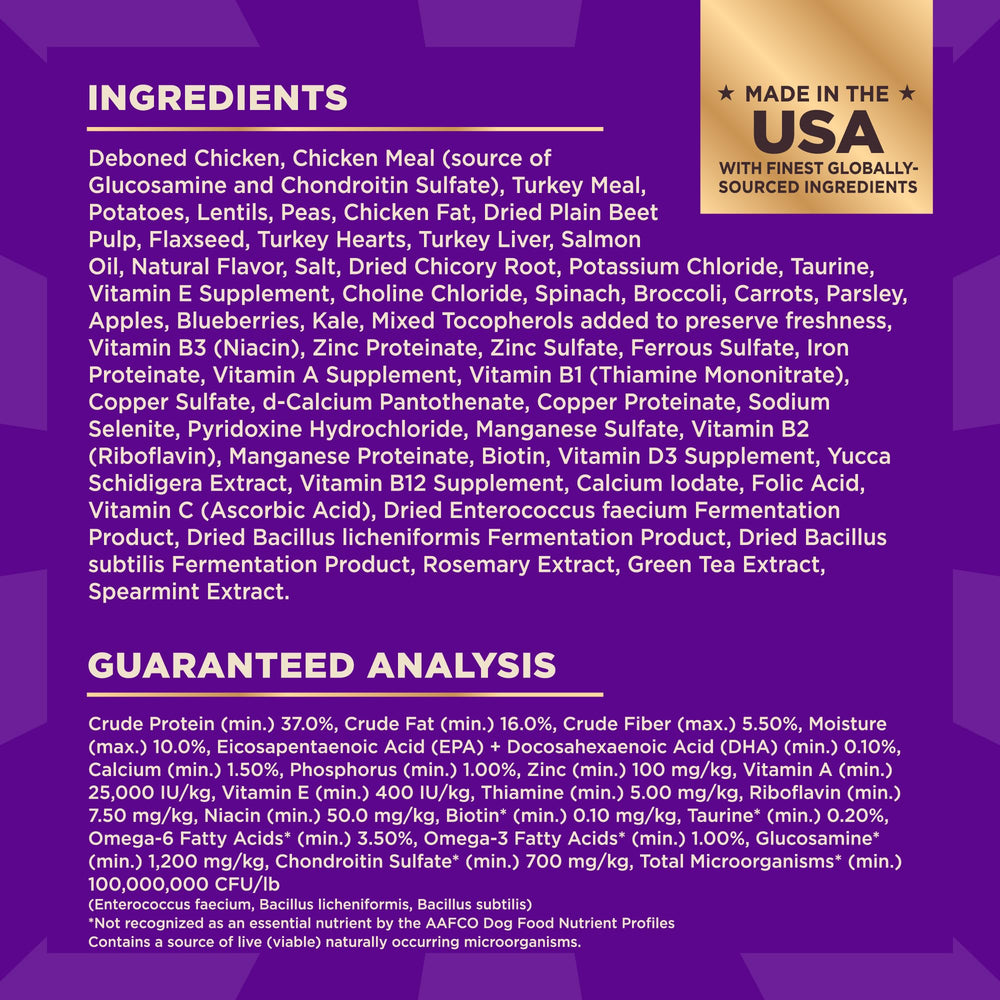 Wellness CORE+ sin maíz, trigo ni soja para una dieta limpia.