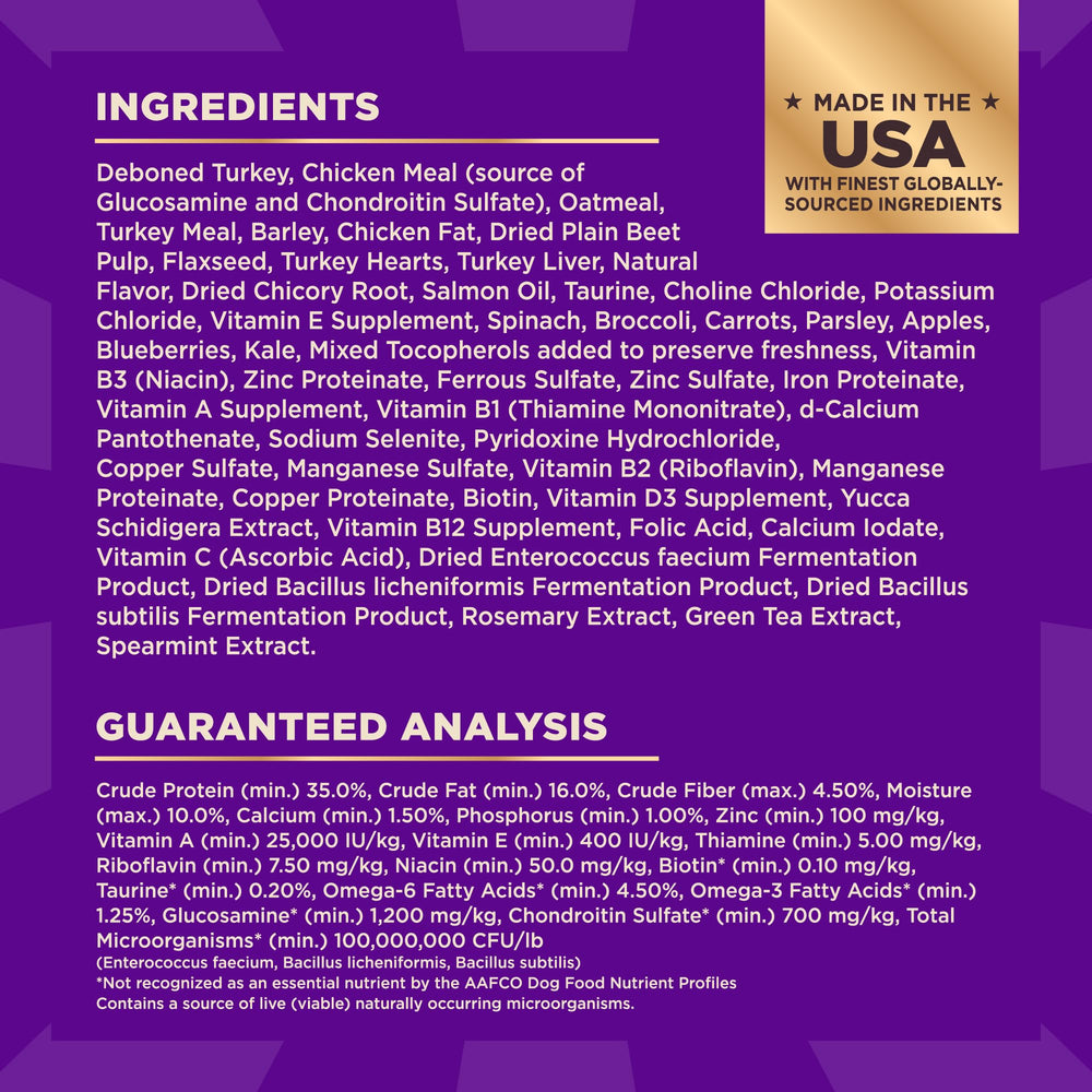 Wellness CORE+ hecho en EEUU con ingredientes seleccionados.