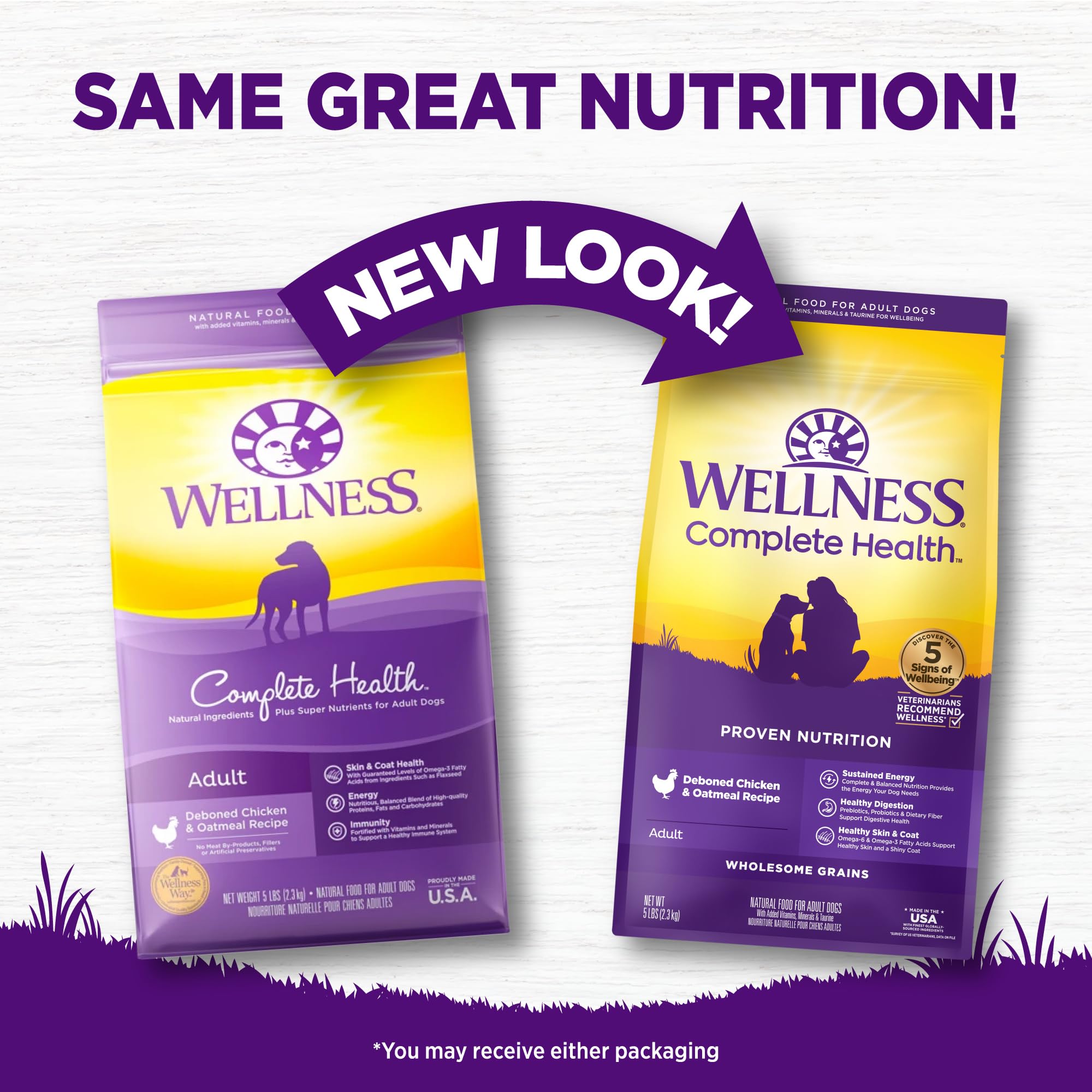 Wellness Complete Health, alimento seco para digestión equilibrada y sistema inmune.
