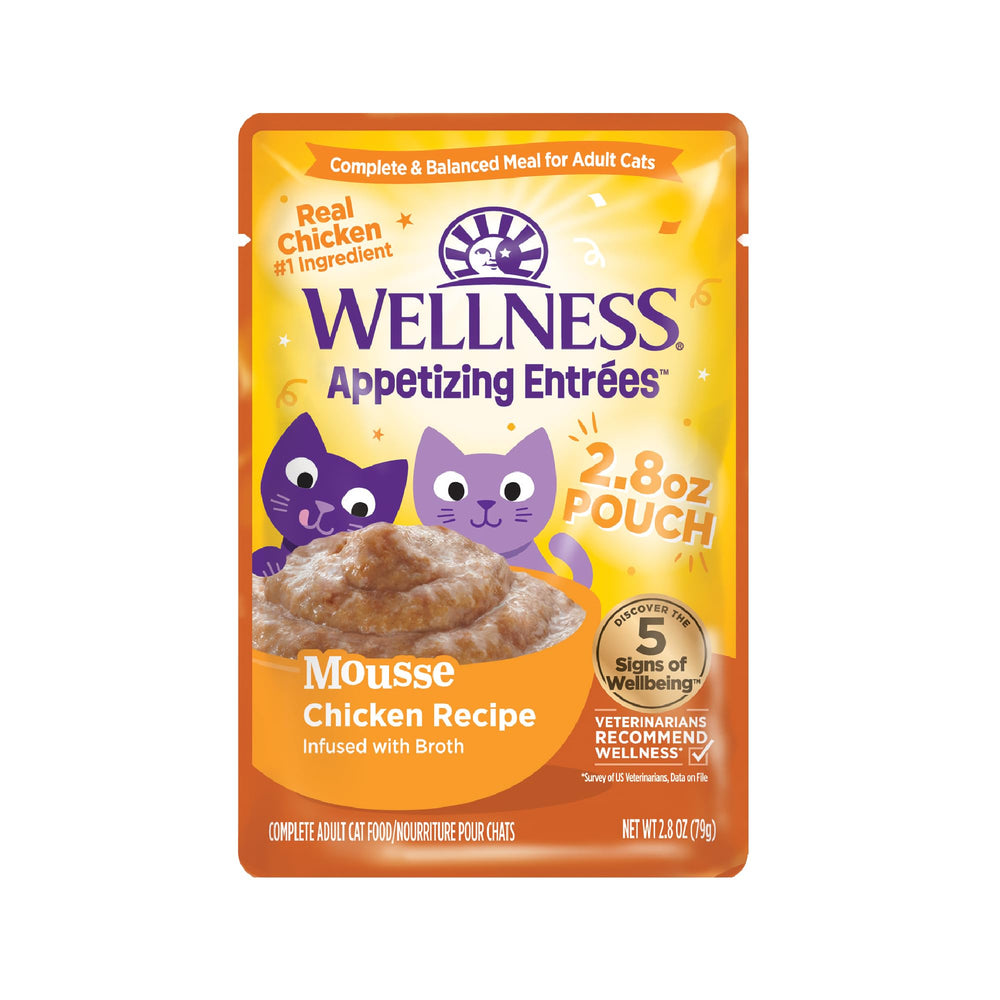 Wellness Appetizing Entrées Mousse envase práctico para servir rápido.