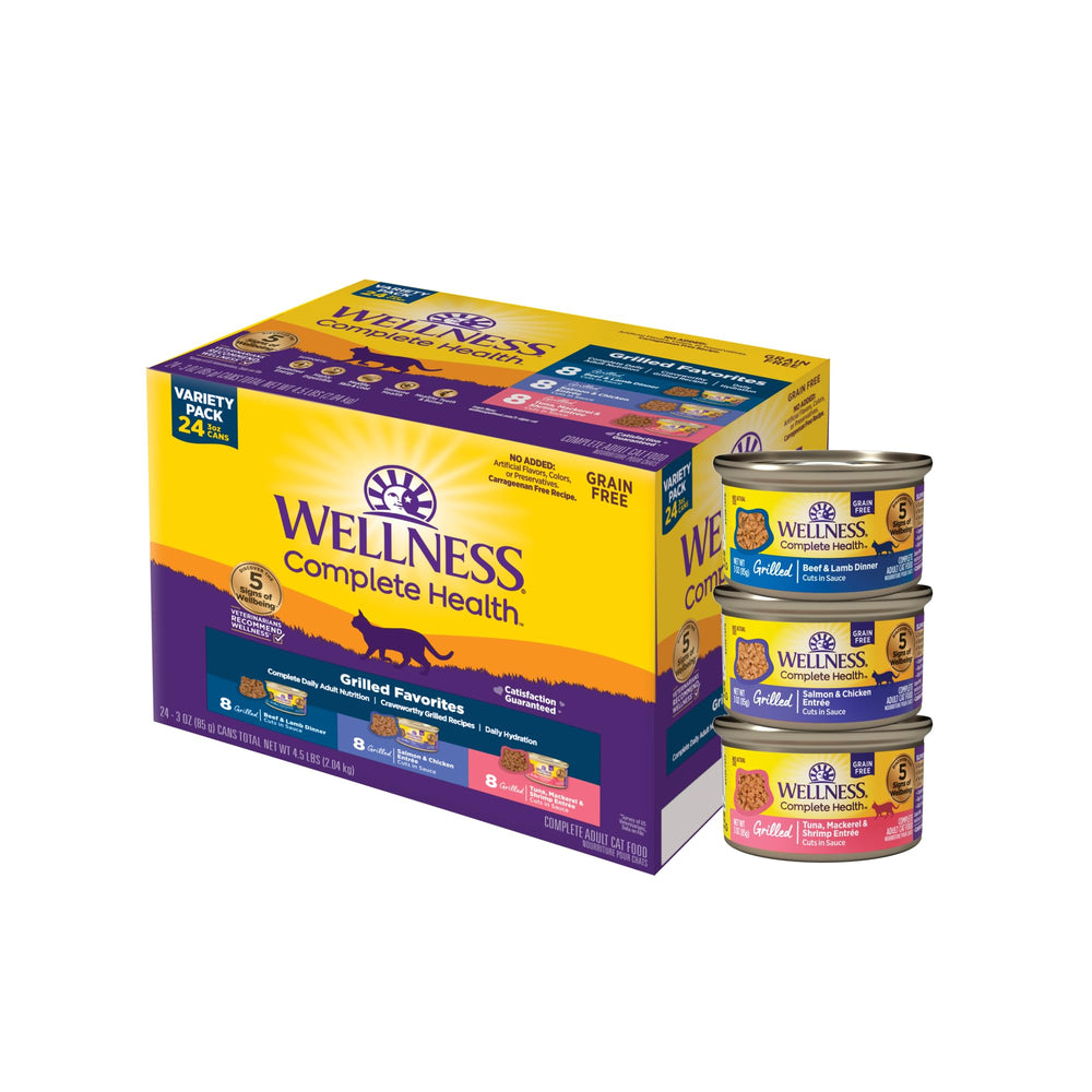 Wellness Favoritos a la Parrilla con atún, ideal para una ración diaria rica en proteína.