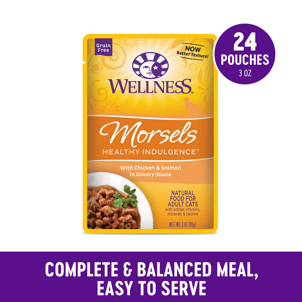 Wellness Healthly Indulgence Morsels - servicio fácil, bolsa práctica para momentos de comida.