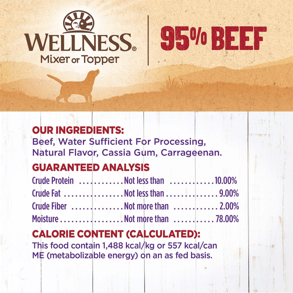 Wellness ingredientes de calidad: proteínas reales y sin aditivos innecesarios.