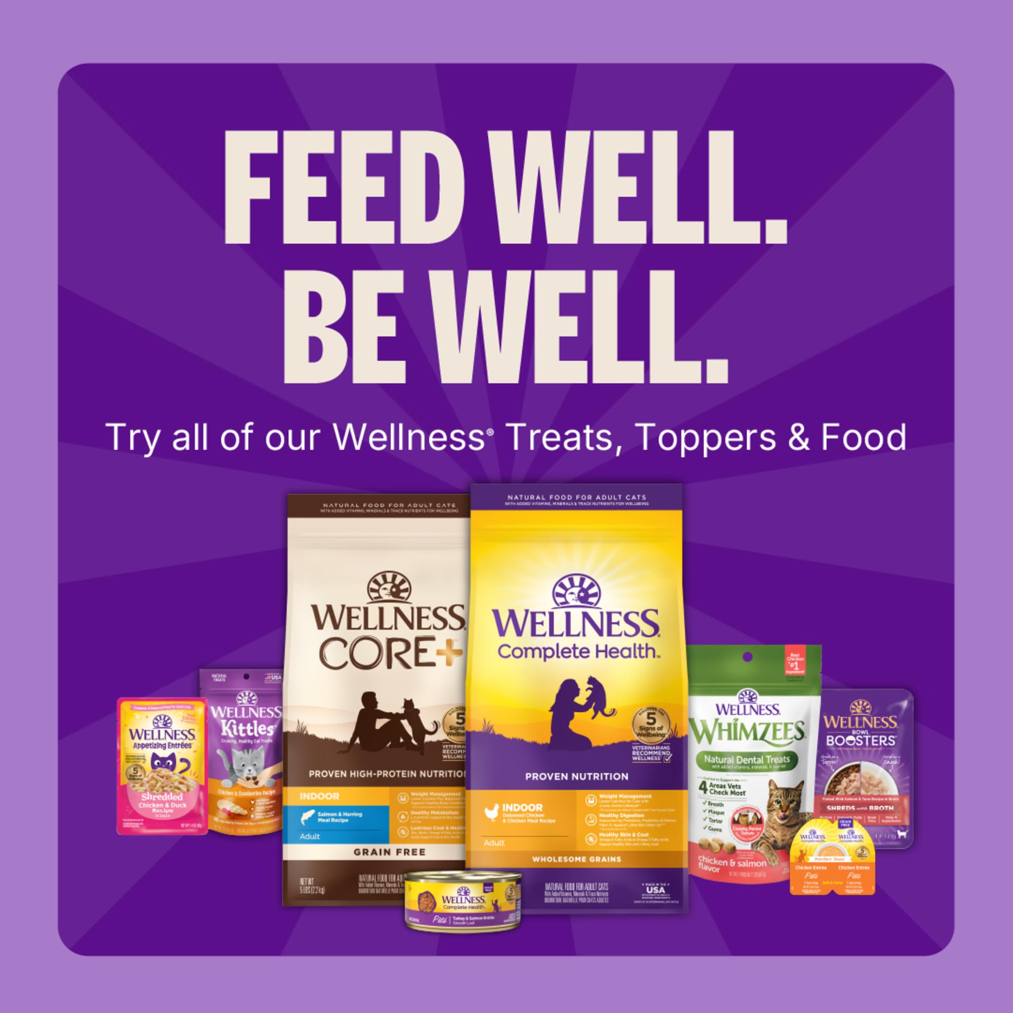 Wellness Kittles apoyo dental con textura crujiente y sabrosa