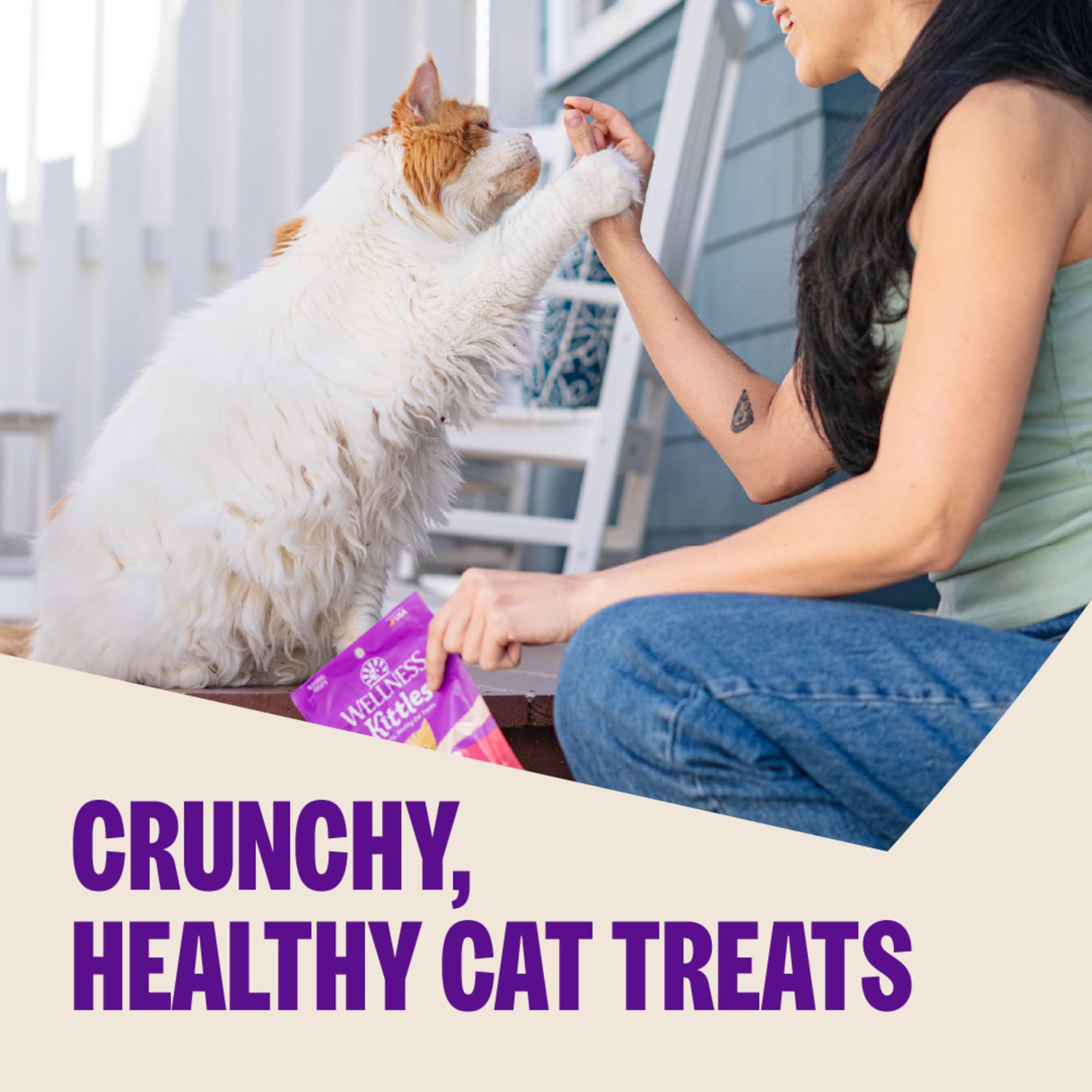 Wellness Kittles dientes-crujientes, soporte a la higiene dental de gatos