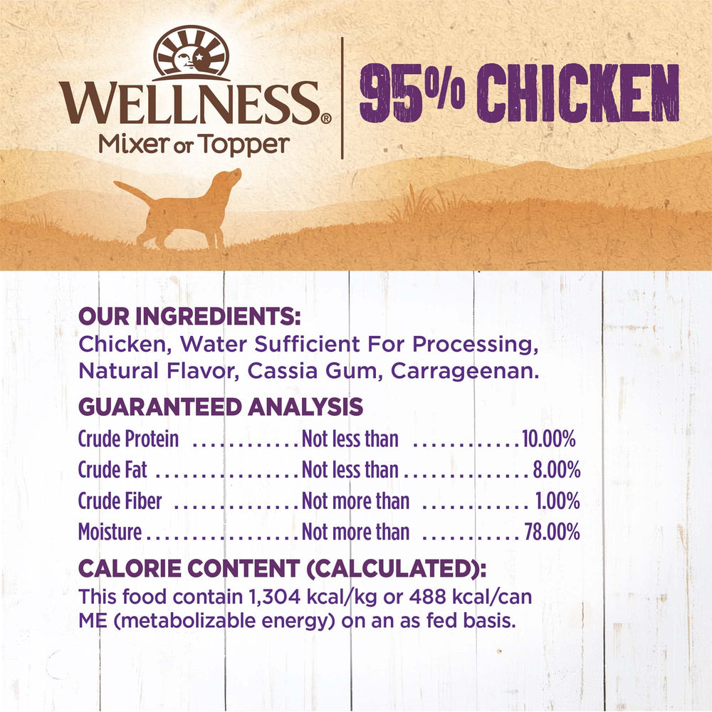 Wellness Paté de Pollo para mezclar o topper en comidas diarias.